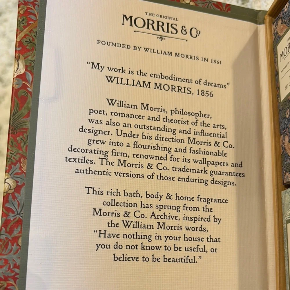 William Morris At Home Guest Soaps Boxed Set of 4, NWT - Picture 11 of 16